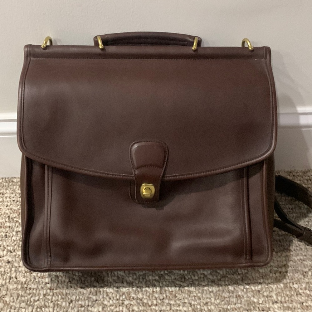 Vintage Coach Crossbody Laptop Bag-RARE